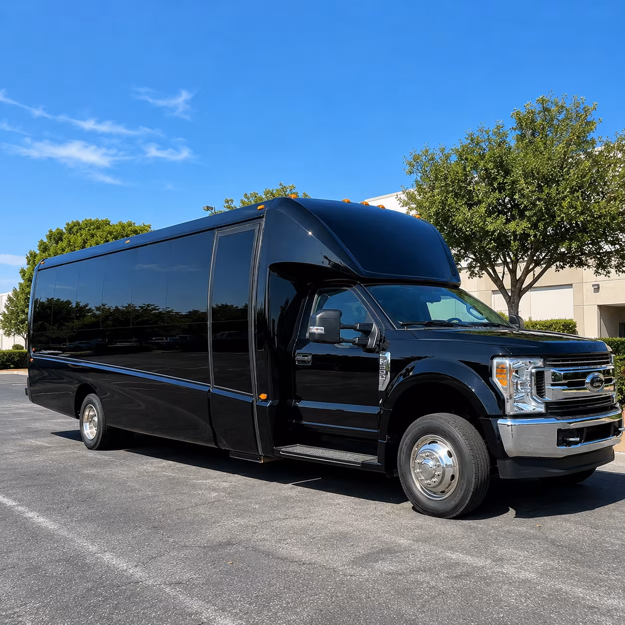 loveland show up to loveland concerts in a charter bus