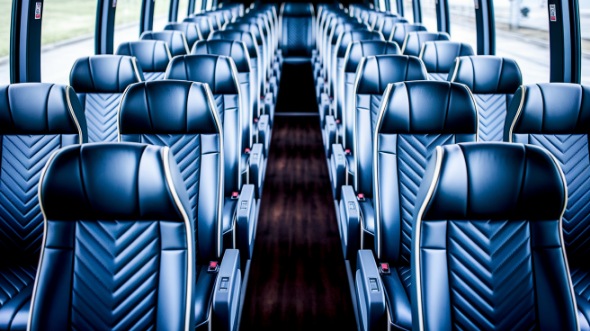 50 passenger charter bus inside rapid city