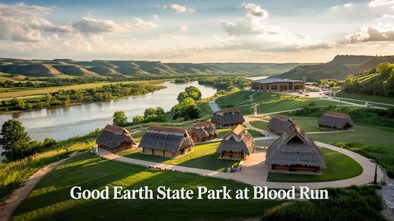 good earth state park at blood run