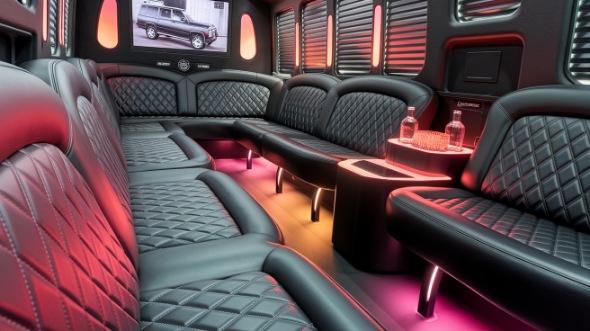 party bus rental interior rapid city