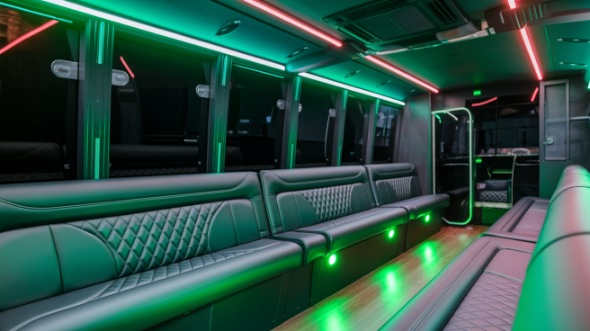 sprinter limo rental interior sioux falls